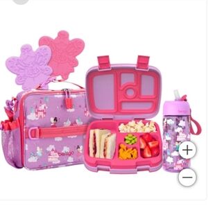 Bentgo® Kids Prints Pack Lunch Bundle Set NEW GIFT, fairy